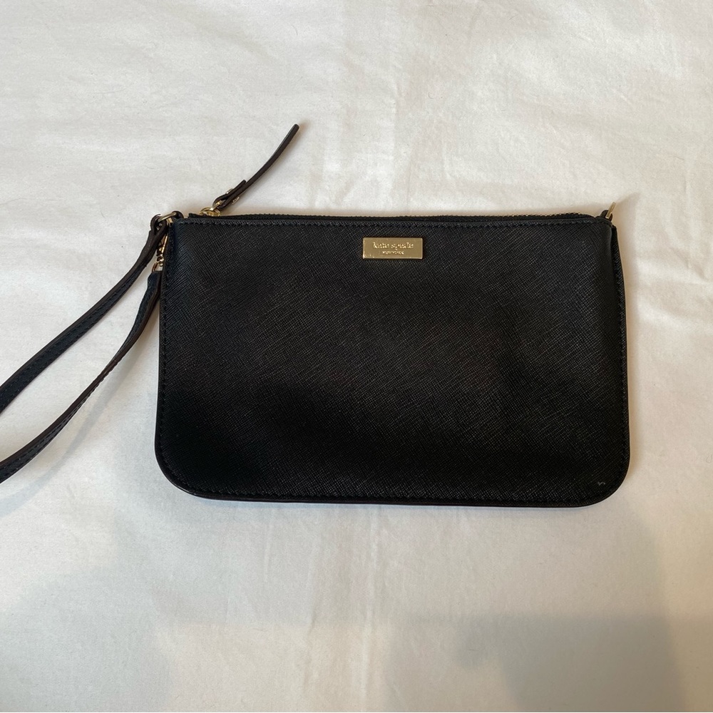 KATE SPADE black Wristlet w card slots